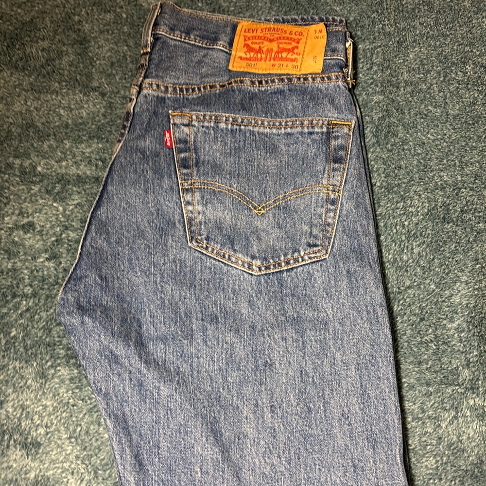 blue 501 31 by 30 levi